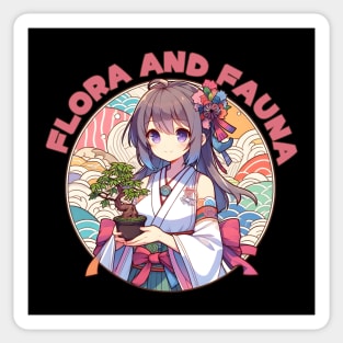 Anime botanist Sticker